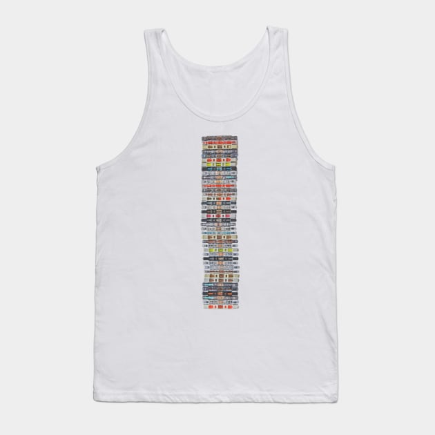 Analog Tape Cassettes Tank Top by Chairboy